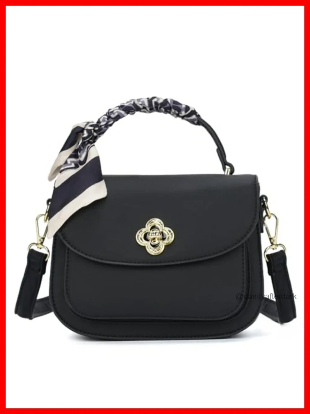 Vintage Vegan Leather Top-Handle Satchel Crossbody Bag with Adjustable Strap